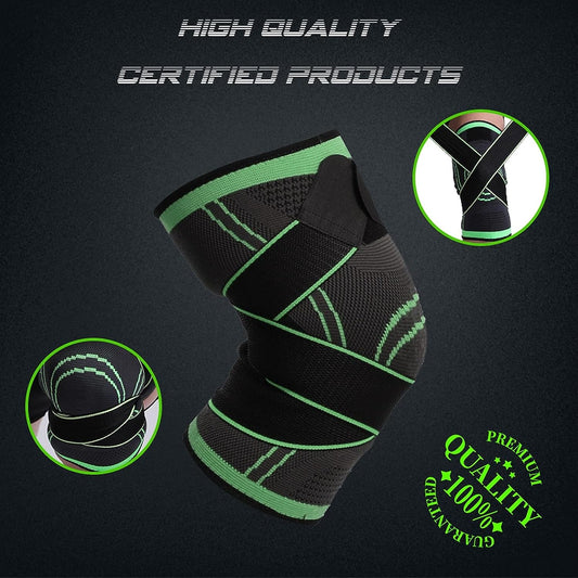 3D Compression Knee Sleeves for Men and Women